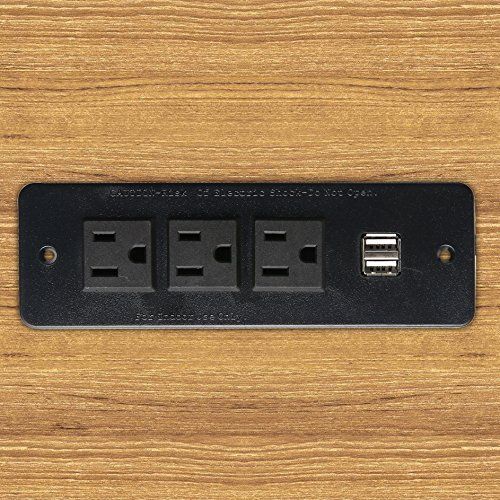 ABS Conference Table Socket , 120 V Conference Table Power Center 60 HZ