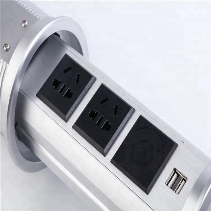 Countertop Waterproof USB Socket Smart Pop - Up Power Socket With CE RoHS Certificate