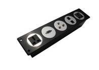 Multifunction Desktop Power Outlet With Usb For Conference Room , Including AV Group / VGA