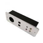 240V Desktop Hidden Switch Socket Audio Video Wiring Port Home Theater Panel