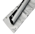 Dark Gray Under Table Cable Organizer , Environmentally Friendly Flame Retardant PVC Buckle Type Belt Line
