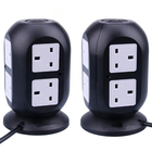 China British Standard 4 USB Table Hub Smart Socket Eight Hole ABS + PC Fireproof Material factory