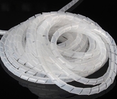 Plastic Wire Spiral Winding Tube Transparent / Black / White Winder Retractable