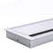 Aluminum Alloy Table Cable Management Box / Flip Up Cable Grommet Box supplier