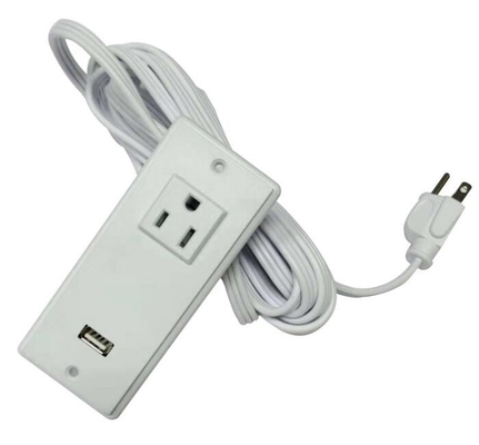 China 250V US Double USB Desk Plug Sockets American Standard Power Cords supplier