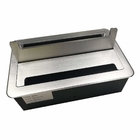 Brushed Cable Cubby Box , Silver Color Conference Table Connection Box Muti - Outlets