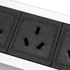 AU Electrical Kitchen Pop Up Power Sockets 2 USB For Kitchen Worktop Desk