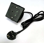 USB Creative Conference Table Socket , Small British Standard Power Socket