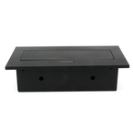 European Standard Conference Table Pop Up Desktop Socket With Zinc Alloy + Iron Plate Material