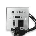 10A Under Table Power Socket /  Aluminum Alloy Multimedia Information Panel