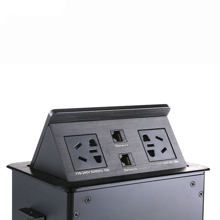 Office Desk Power Outlet Junction Box General Power Supply And Network Interface