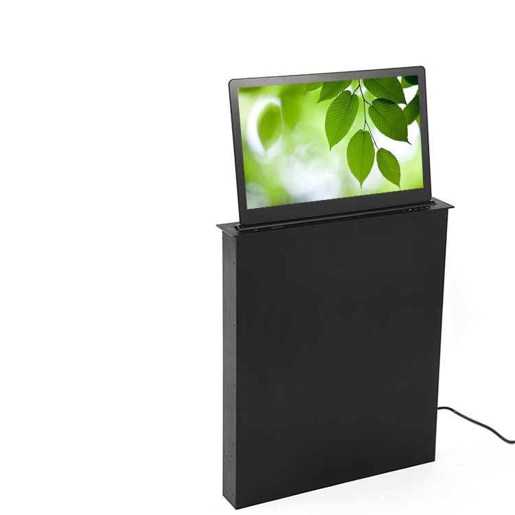 High End Conference Office Luxury LCD Monitor Lift System 1080 P In Black Color